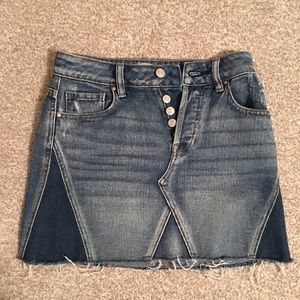 Jean skirt from Pacsun